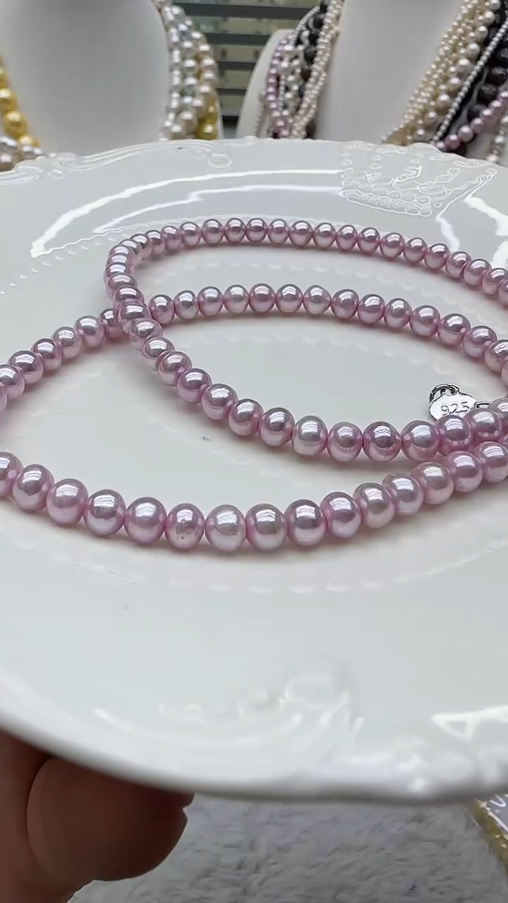 淡水珍珠未镶嵌套链96