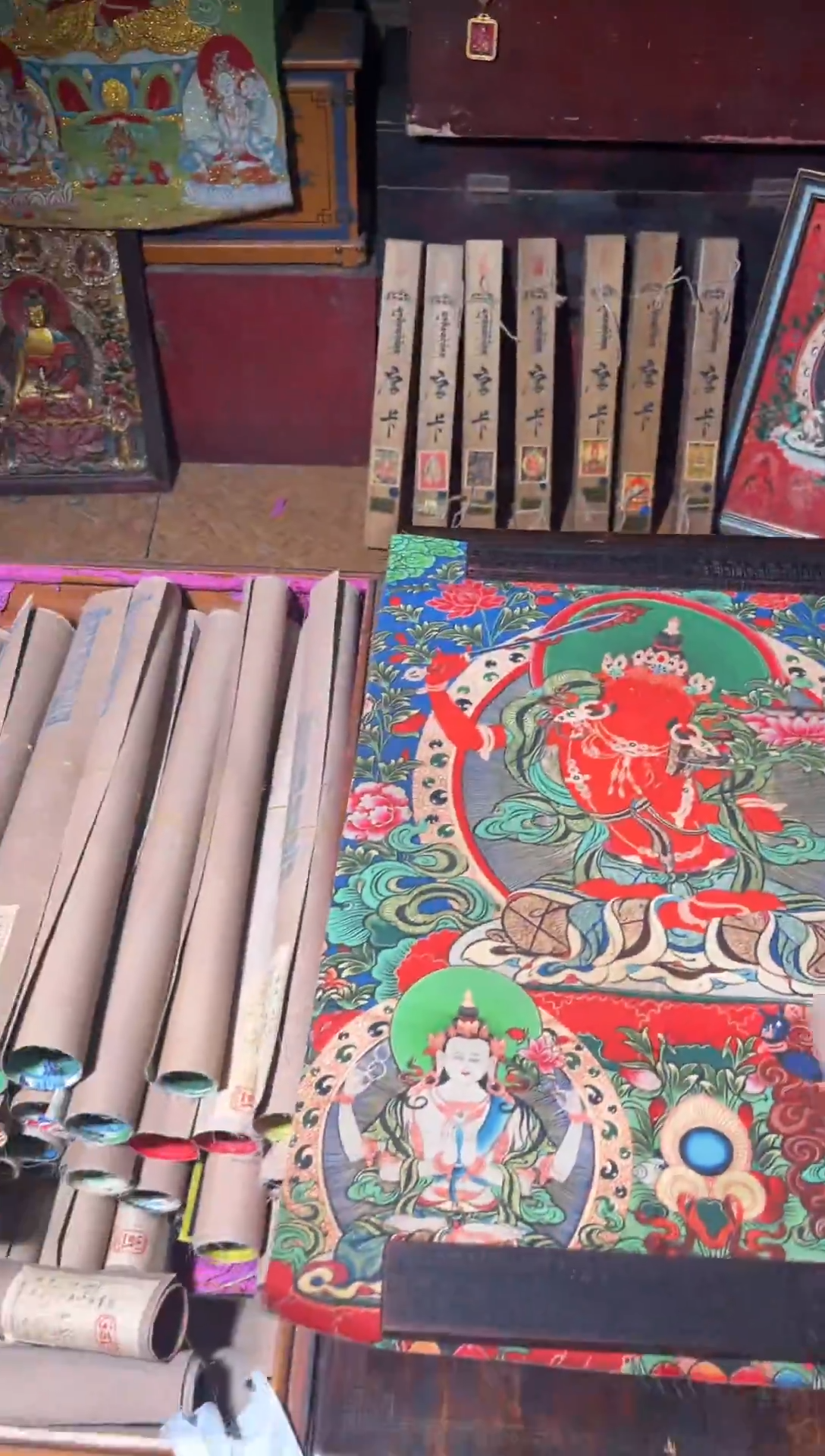 卷轴画东东唐卡tk16