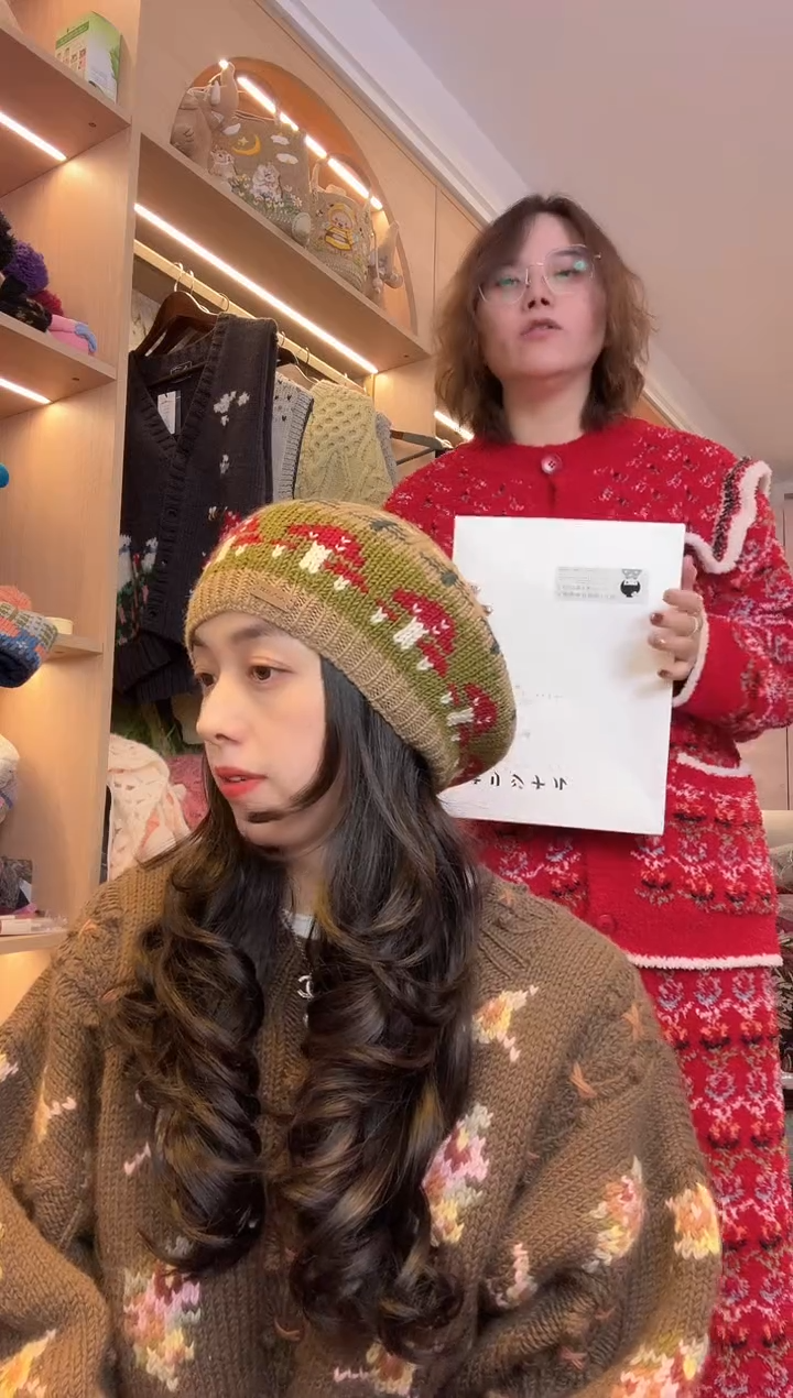 纯棉美利奴奶茶色蘑菇贝雷帽