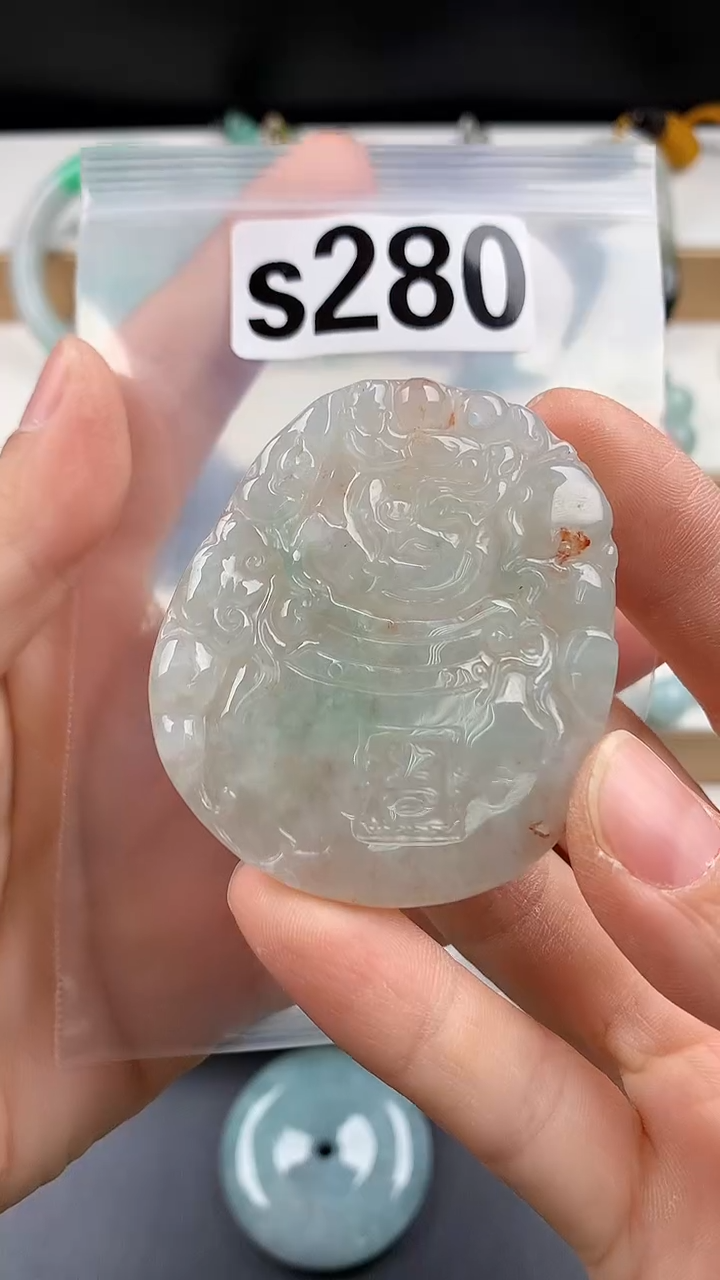 颈饰未镶嵌翡翠天然翡翠吊坠挂件