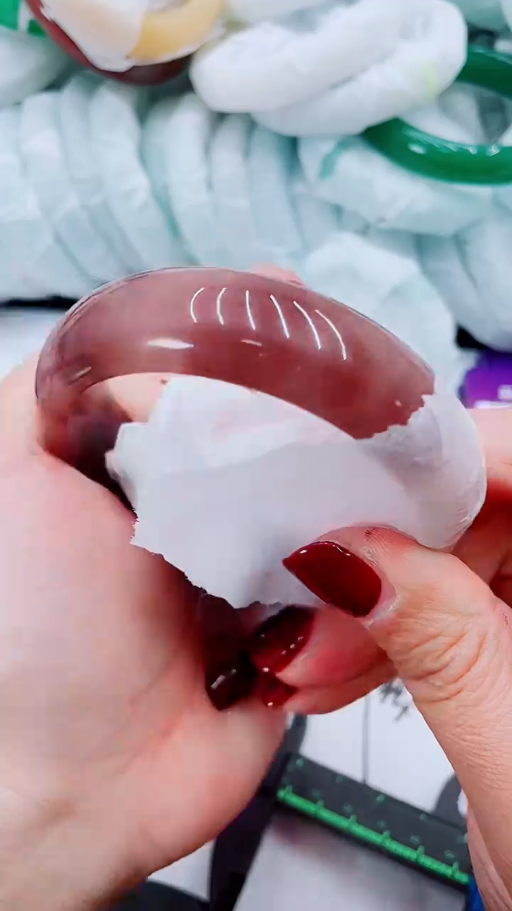 【闪购商品】石英质玉手镯未镶嵌P62/55/56