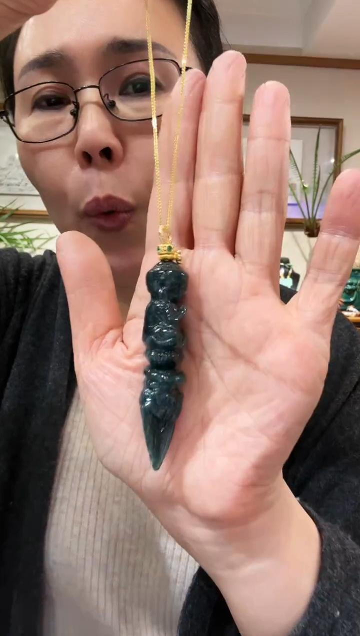 【闪购商品】翡翠颈饰未镶嵌国风