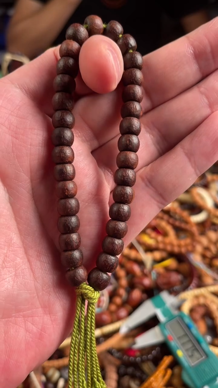 小叶紫檀手串/手链王胖子文玩工作室流年手持9*7左右