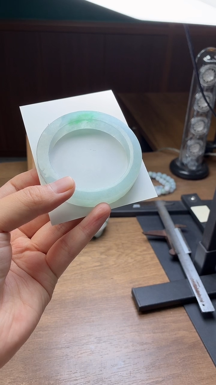 未镶嵌手镯定制翡翠无**7定制