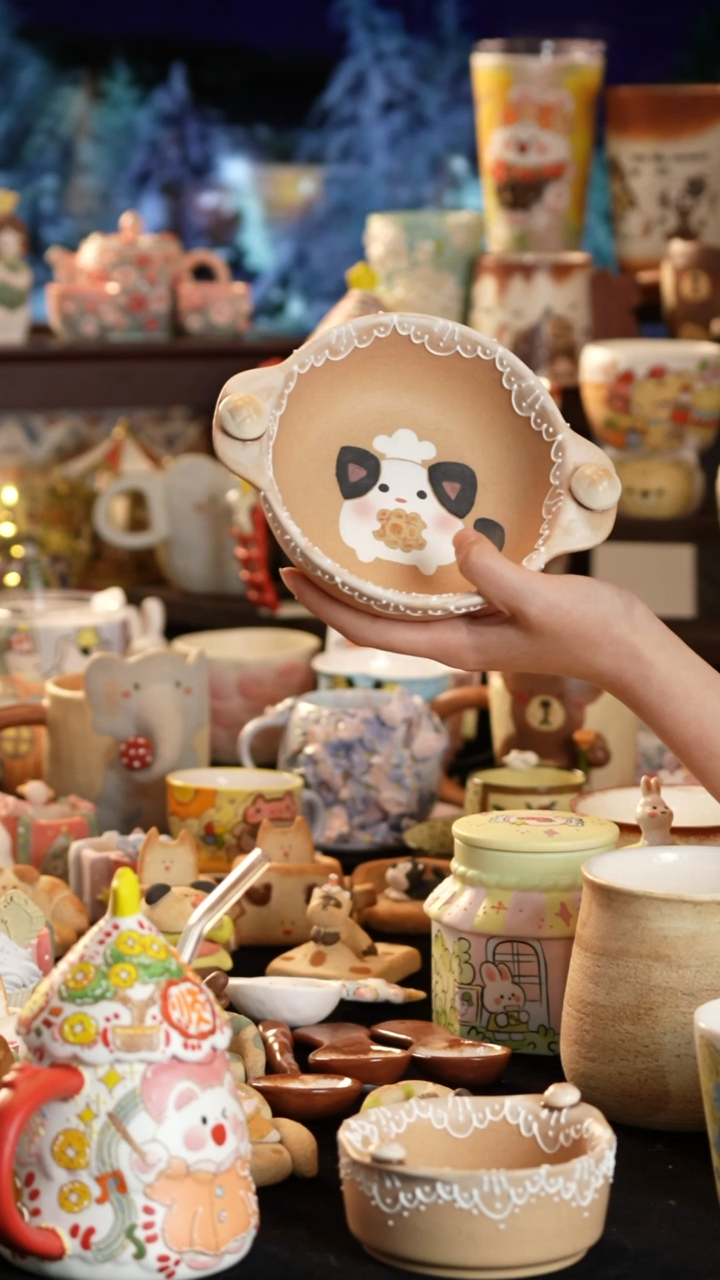 其他陶景德镇釉下彩手绘设计师款陶瓷