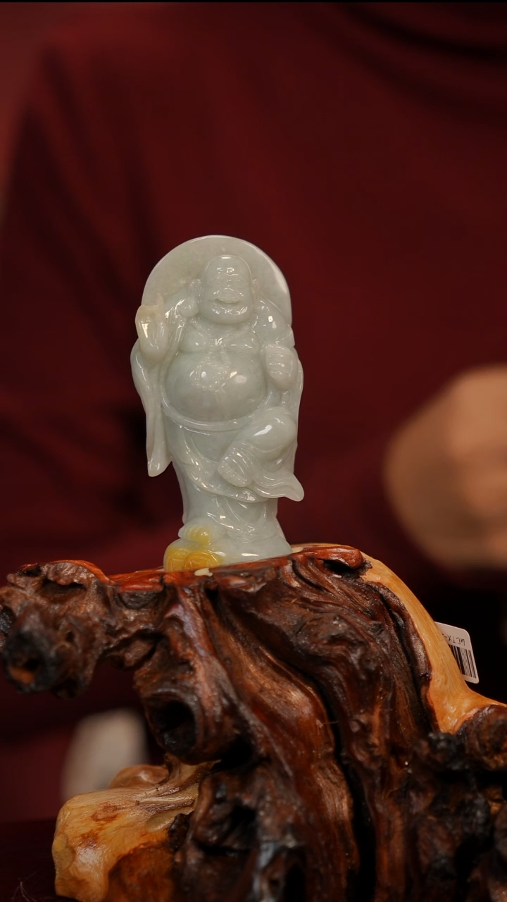 未镶嵌摆件翡翠笑口常开