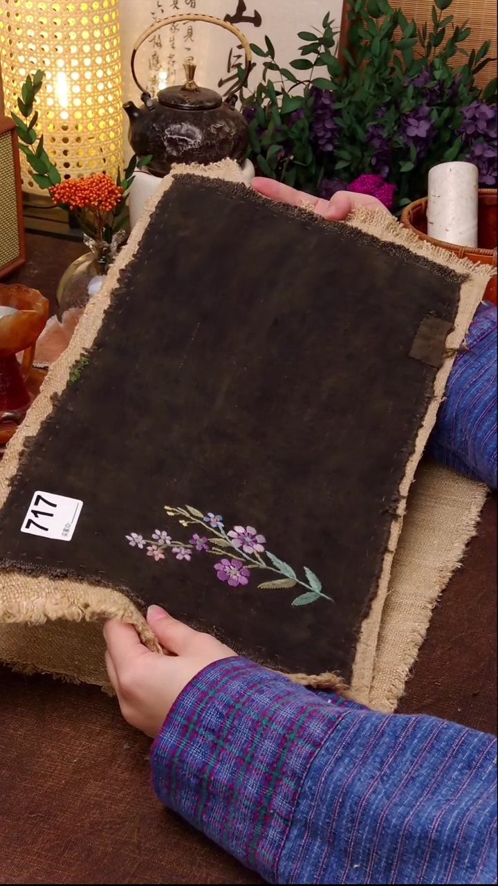 c****i Cici手作刺子绣柿染壶垫杯垫717