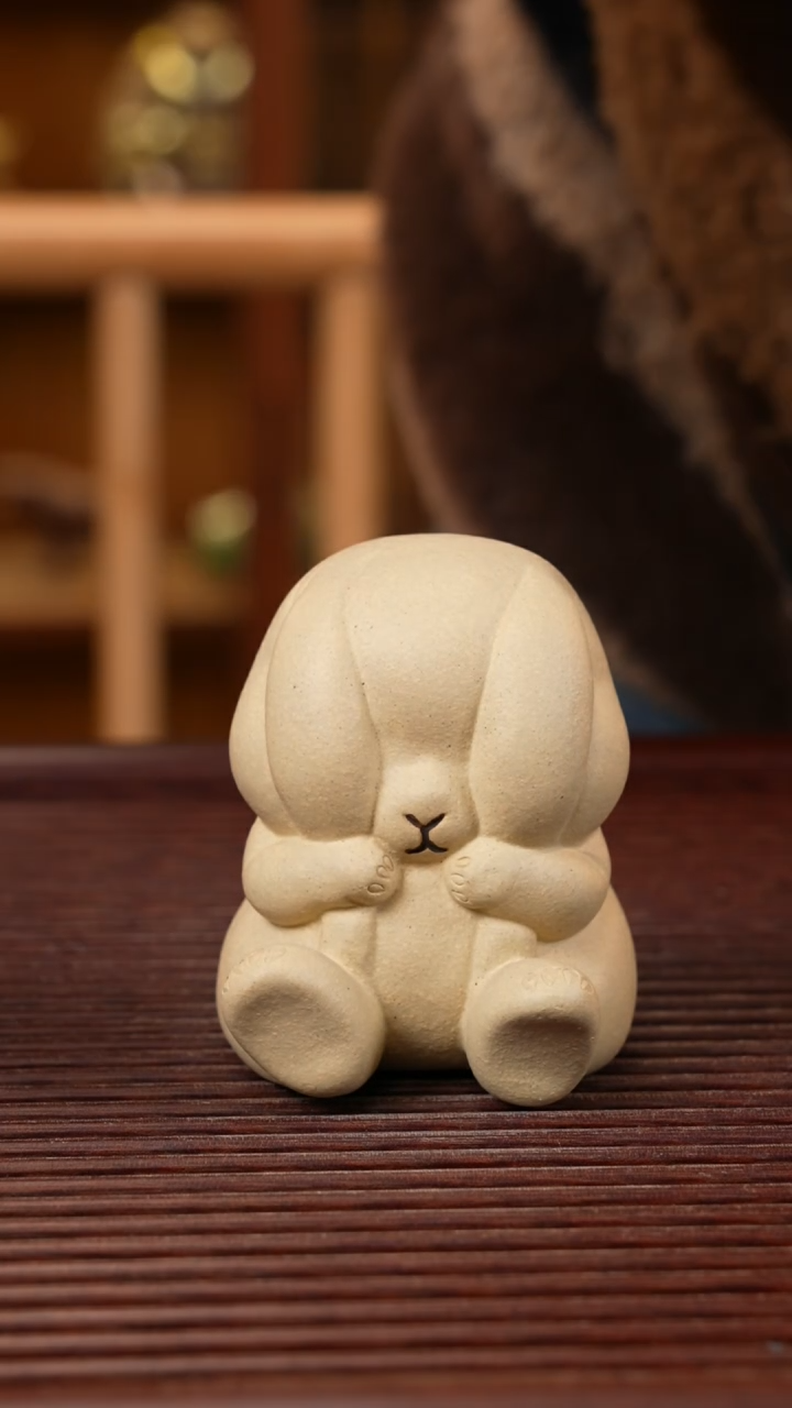 【闪购商品】紫砂茶宠紫砂萌兔