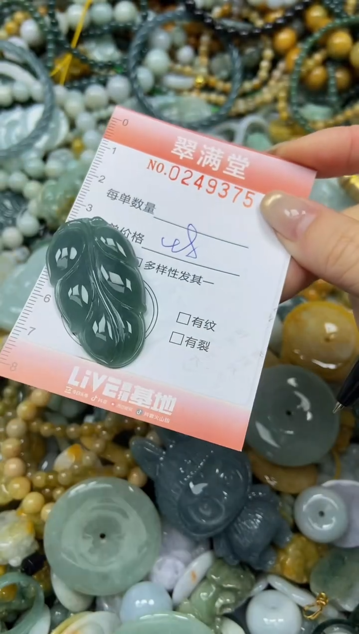 未镶嵌挂件翡翠闪购0249375