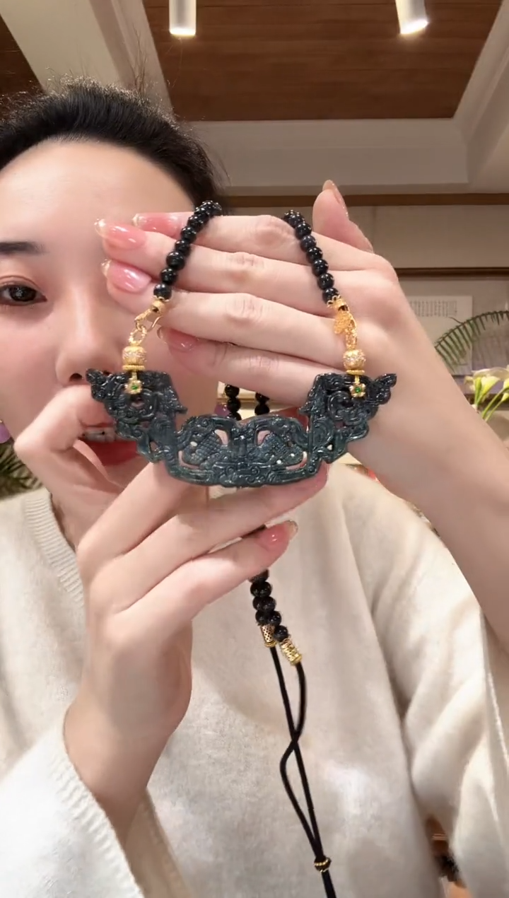【闪购商品】翡翠颈饰未镶嵌国风
