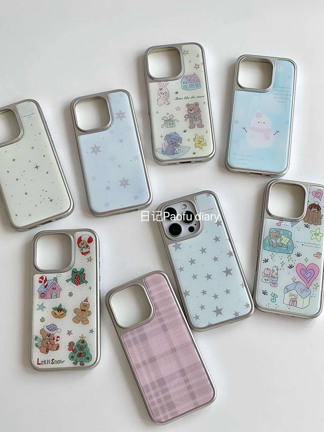 ins韩系小众可爱滴胶适用苹果17ProMax手机壳iPhone16防摔151413