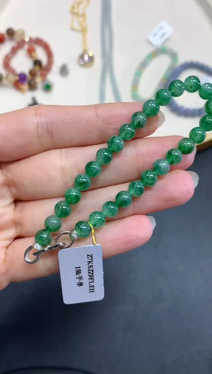 【闪购商品】翡翠手链未镶嵌Q55|19999