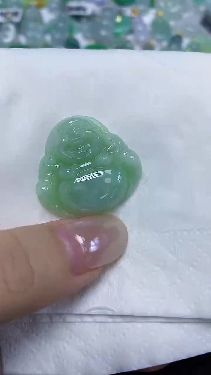 翡翠未镶嵌颈饰天然缅甸翡翠A货
