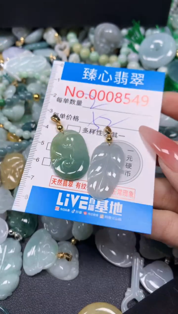 【闪购商品】翡翠颈饰未镶嵌含绳0008549