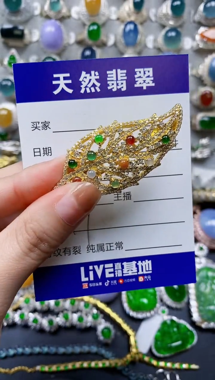 【闪购商品】翡翠颈饰银S925镶嵌0697