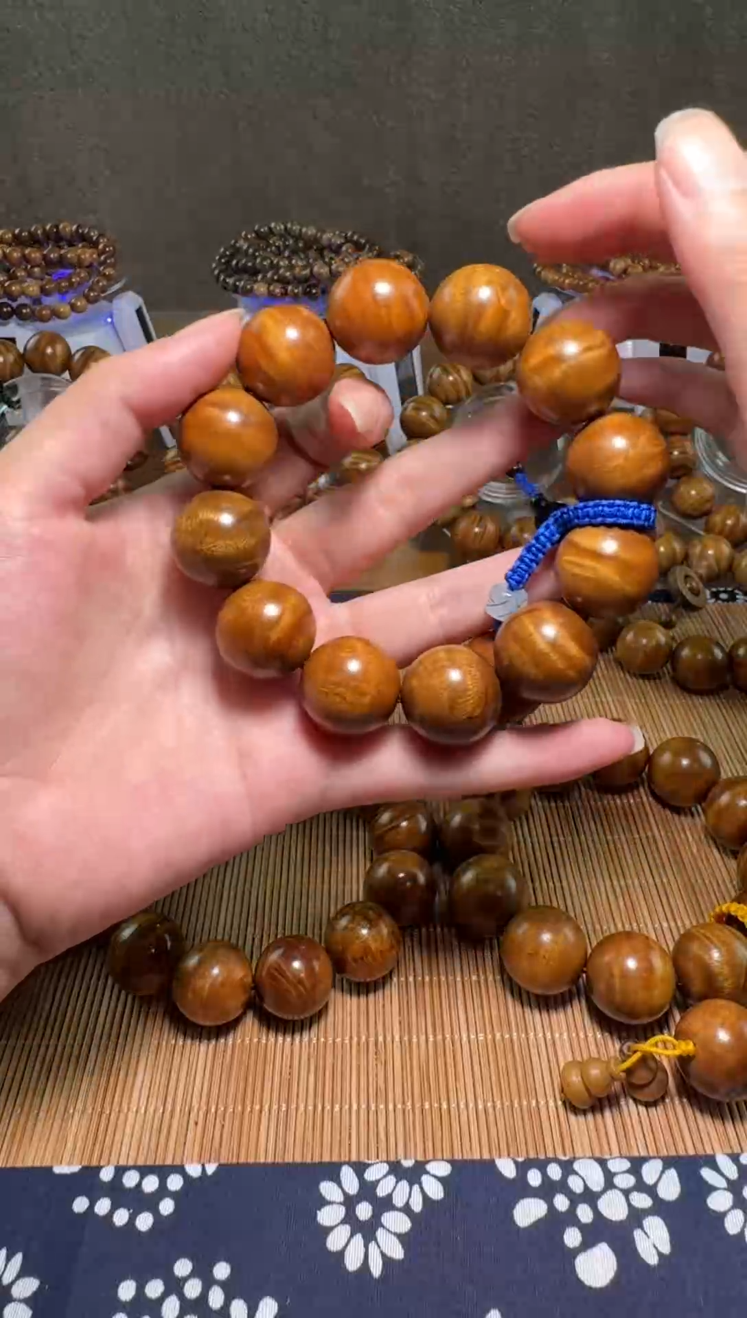 手串/手链楠木（金丝楠）金丝楠木2.0小闪电文玩手串