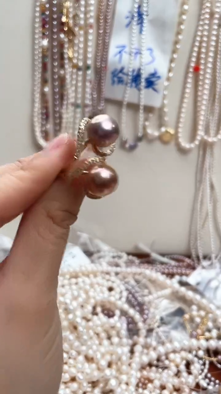 【闪购商品】淡水珍珠戒指合金戒指 