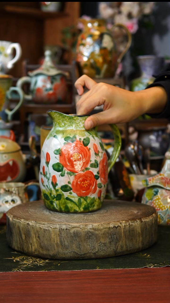 陶瓷67景德镇手工釉下彩陶瓷