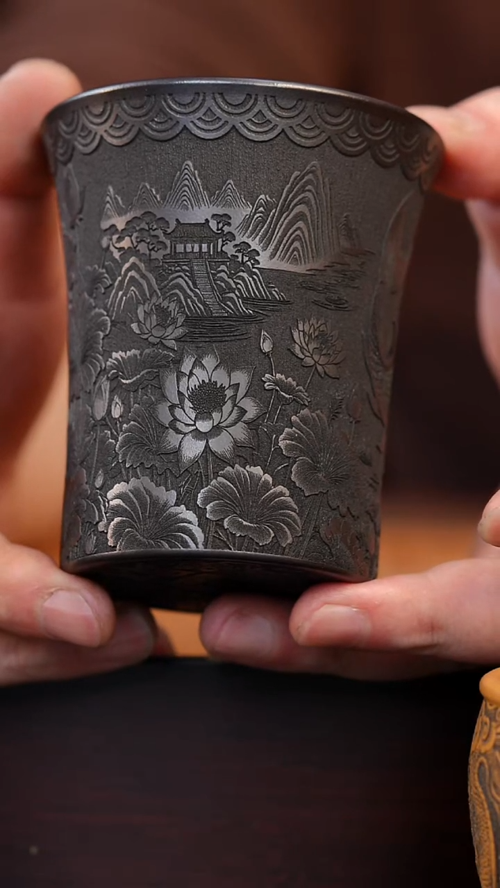 茶杯紫砂宜兴原矿紫砂杯