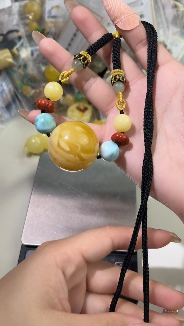 裸石琥珀未镶嵌天然琥珀蜜蜡吊坠