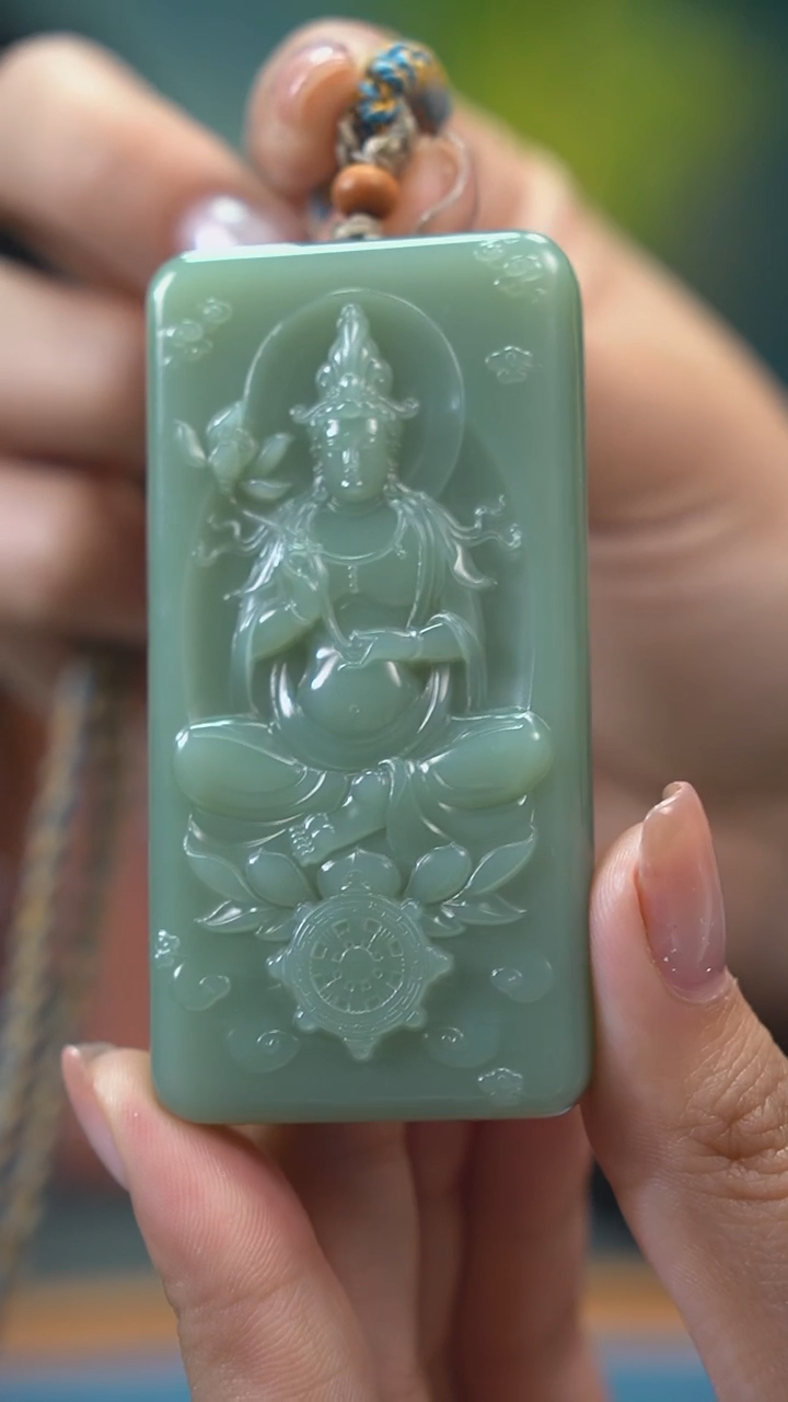 【闪购商品】和田玉吊坠(不含链)未镶嵌文殊