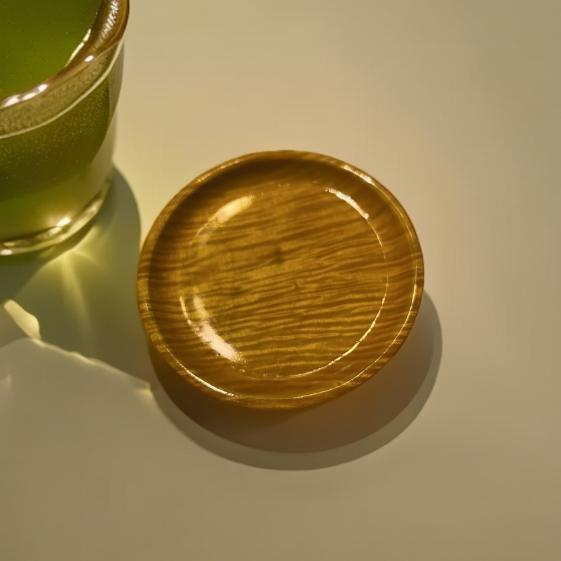 金丝楠茶杯垫满荧光