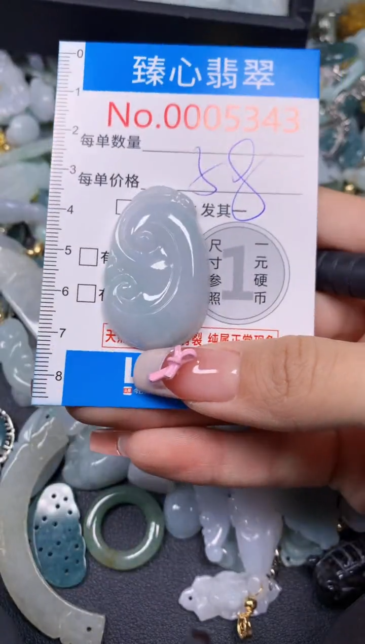 【闪购商品】翡翠颈饰未镶嵌含绳0005343