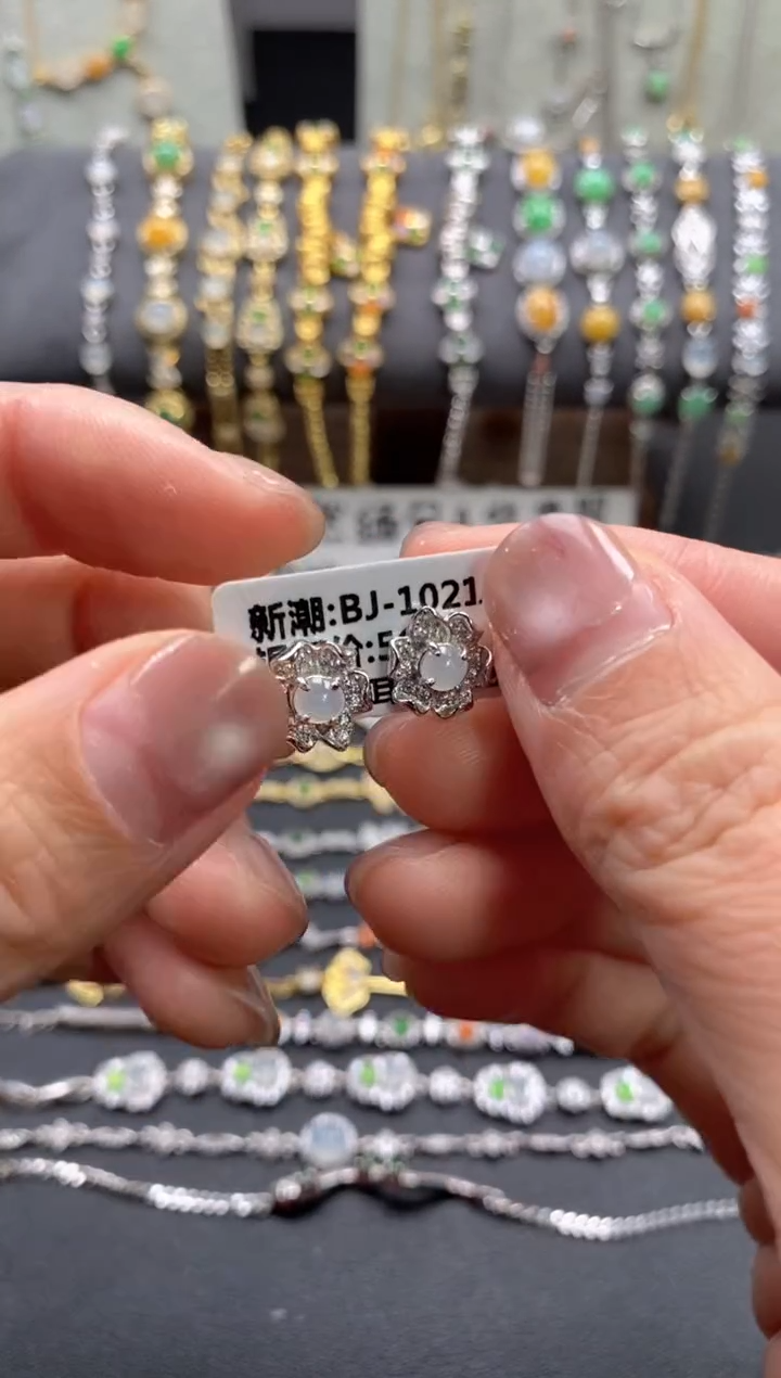 【闪购商品】翡翠戒指银S925镶嵌11111--1
