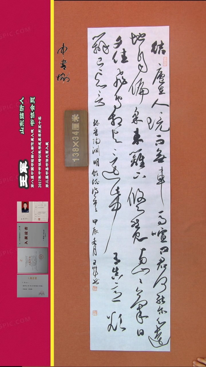 【闪购商品】书法226王军书法作品