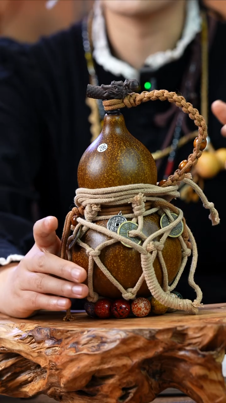 【闪购商品】296—光岳葫天然大漆酒葫芦不含漆珠