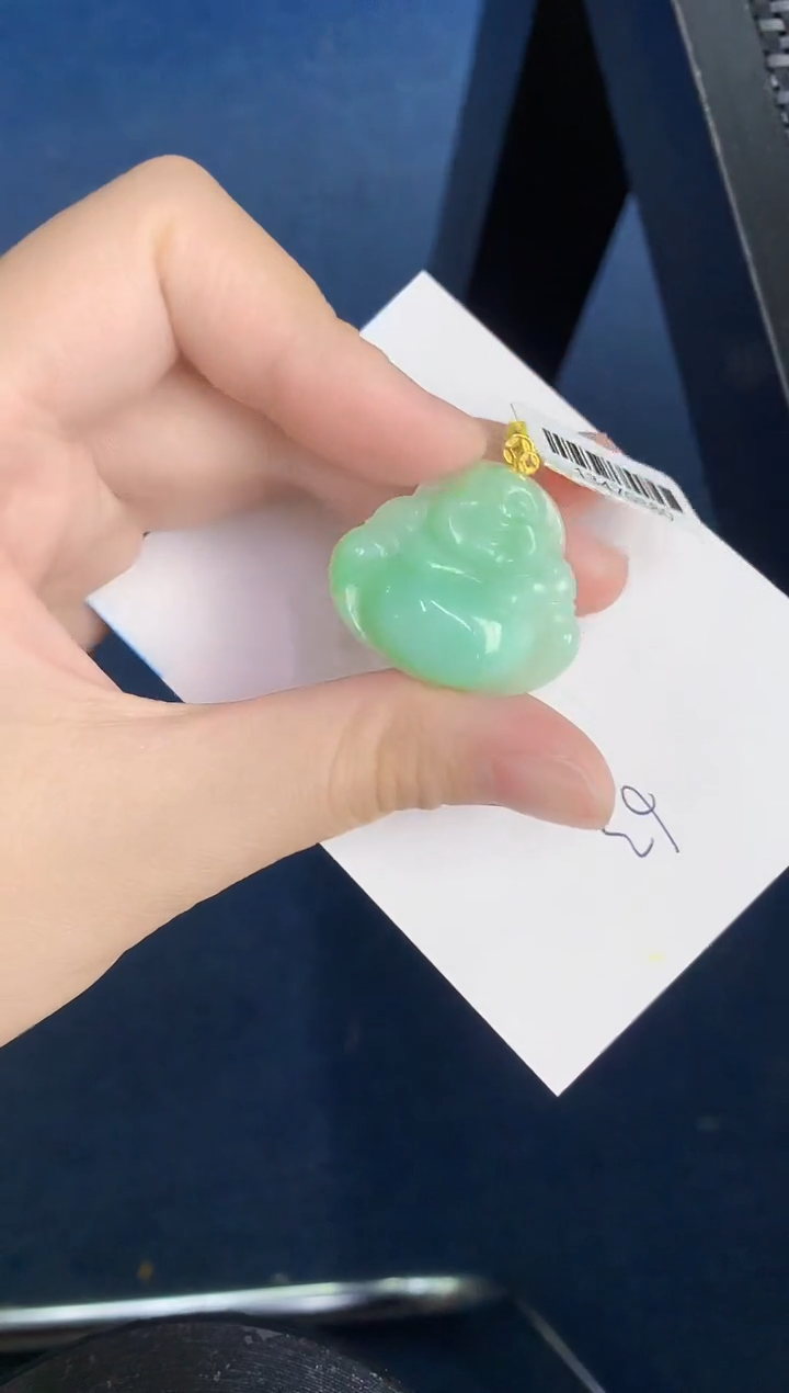 【闪购商品】翡翠颈饰18K金镶嵌000000000