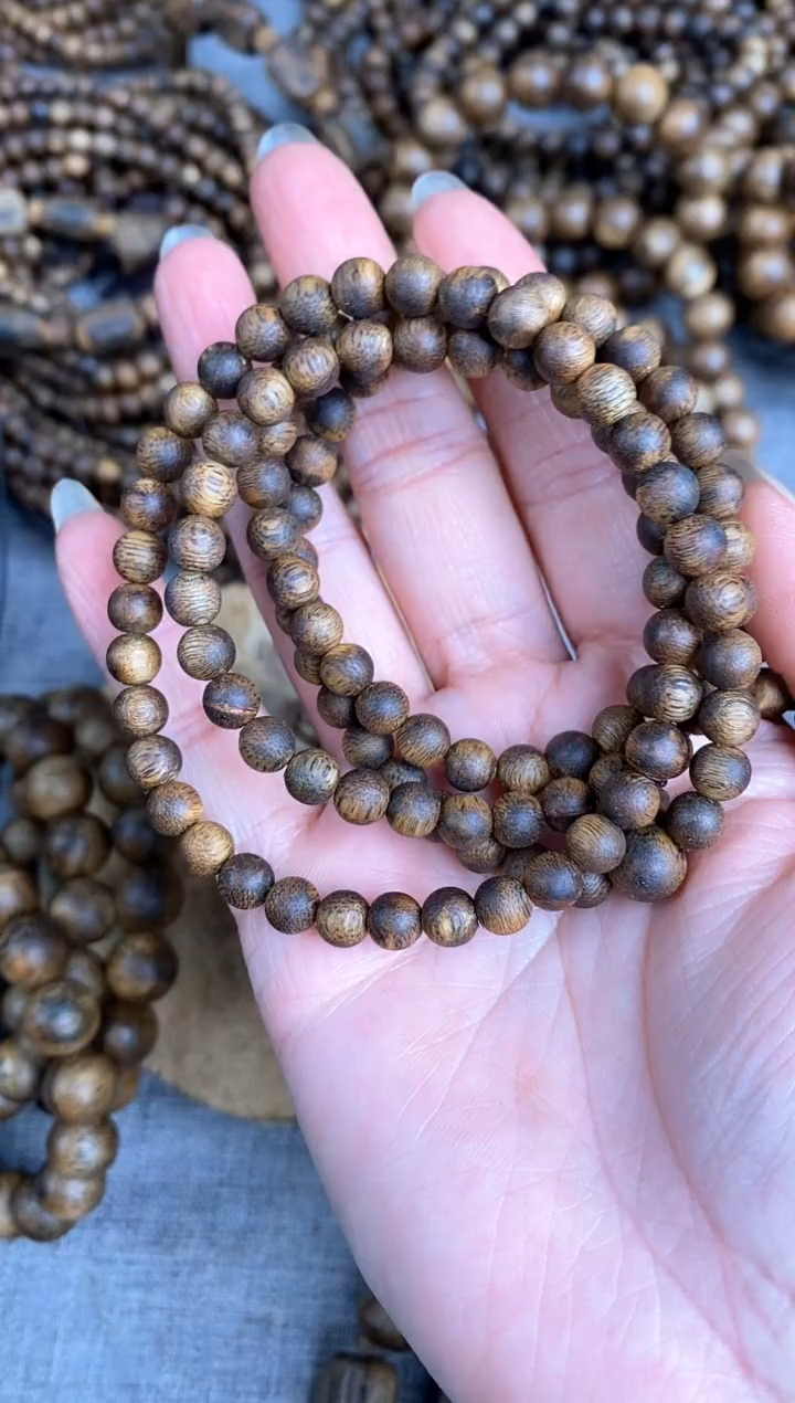 手串沉香06圆珠多圈棋楠手串#12多样性发一