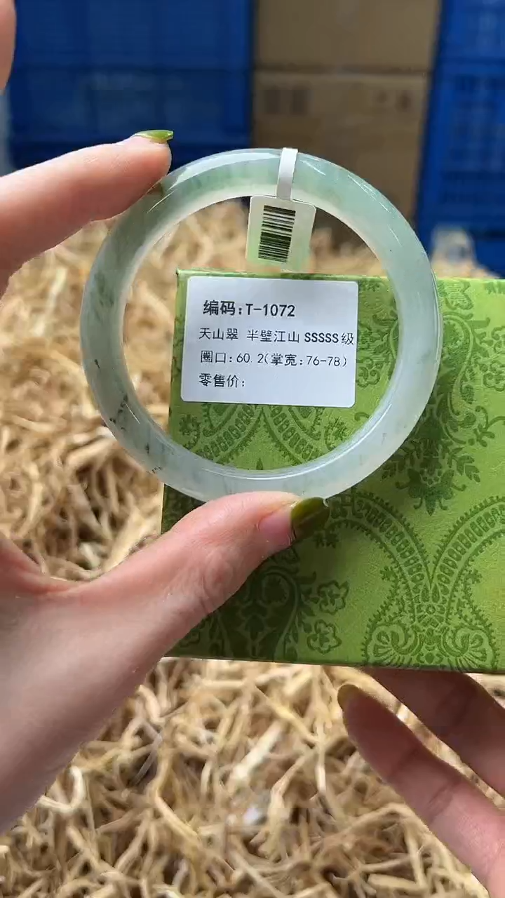 未镶嵌手镯石英质玉T-1072