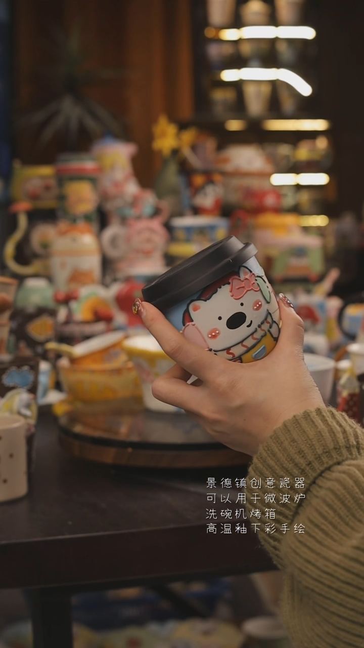 景德镇釉下彩绘设计师款式陶瓷