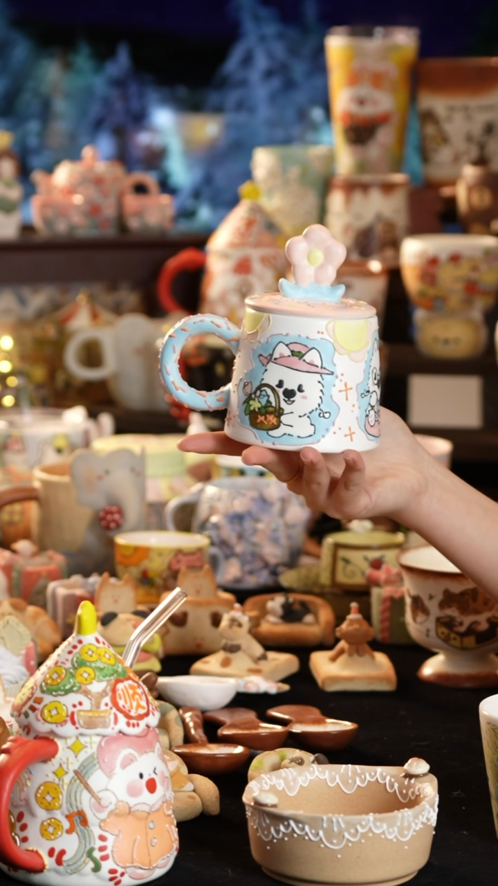 其他陶景德镇釉下彩手绘设计师款陶瓷