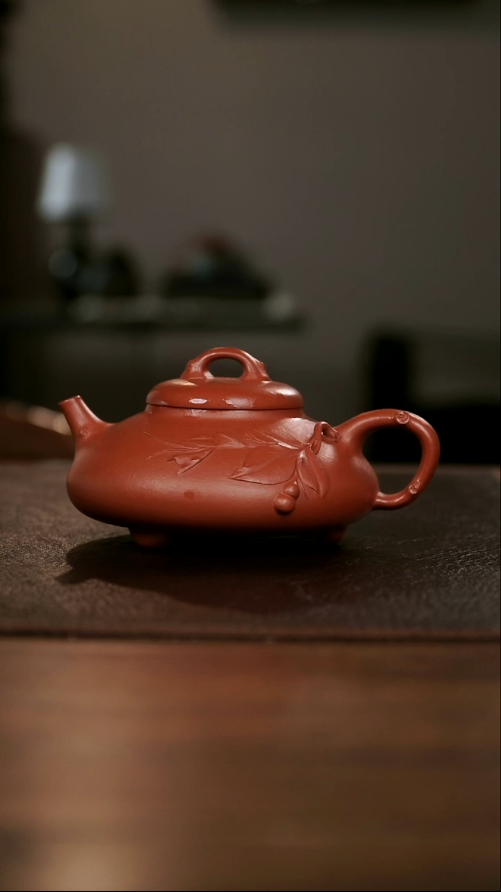 茶壶紫砂灰*郎葫芦瓢180cc