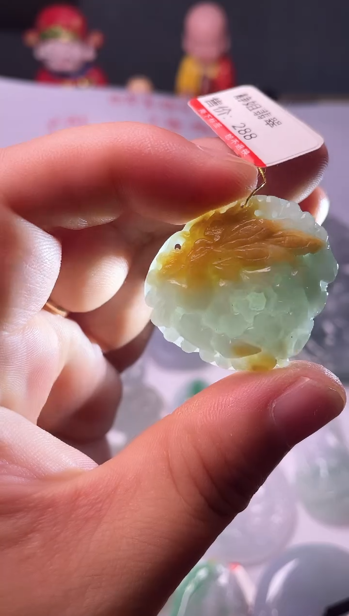 颈饰未镶嵌翡翠用****6凤穿牡丹