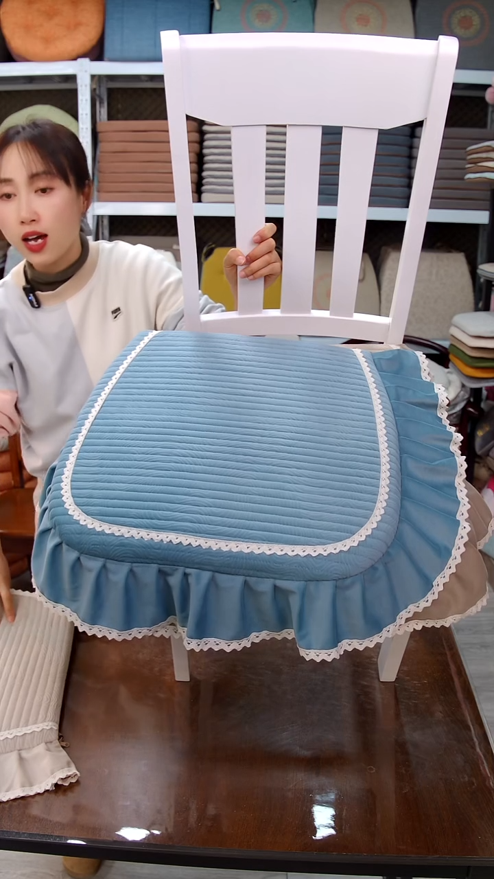 布布横条细绒：蓝色4个