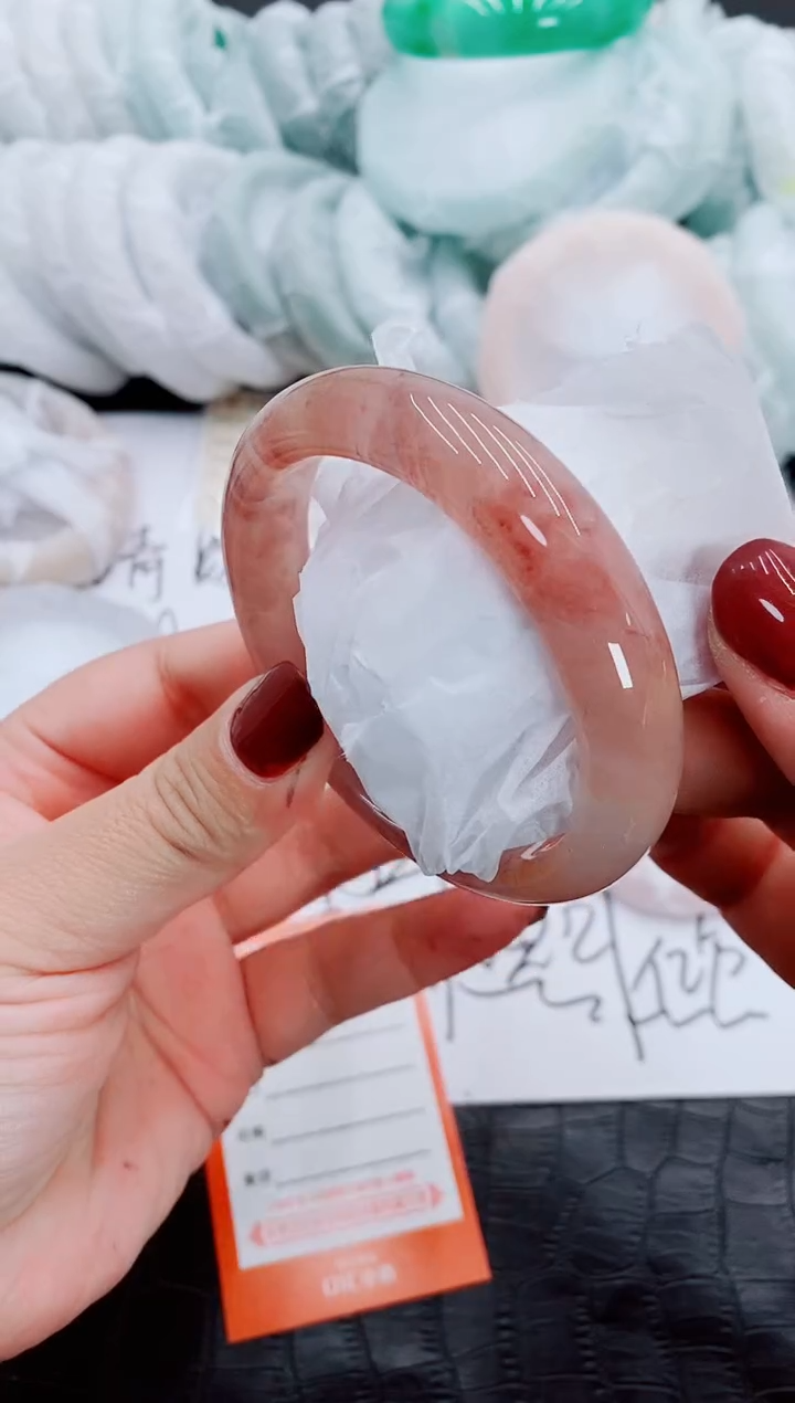 【闪购商品】石英质玉手镯未镶嵌S302-*56-57