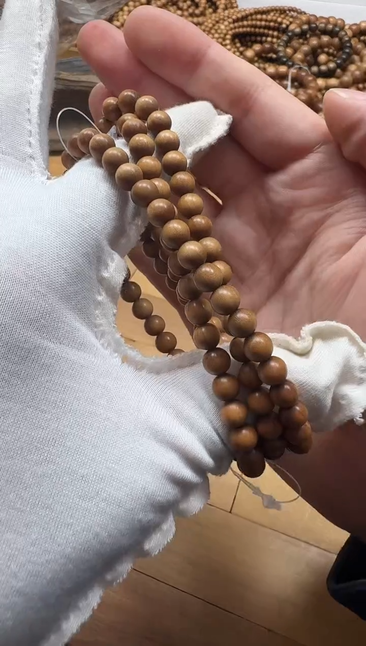 【闪购商品】檀香木手串/手链老山檀香四剖料0.6*108沉水