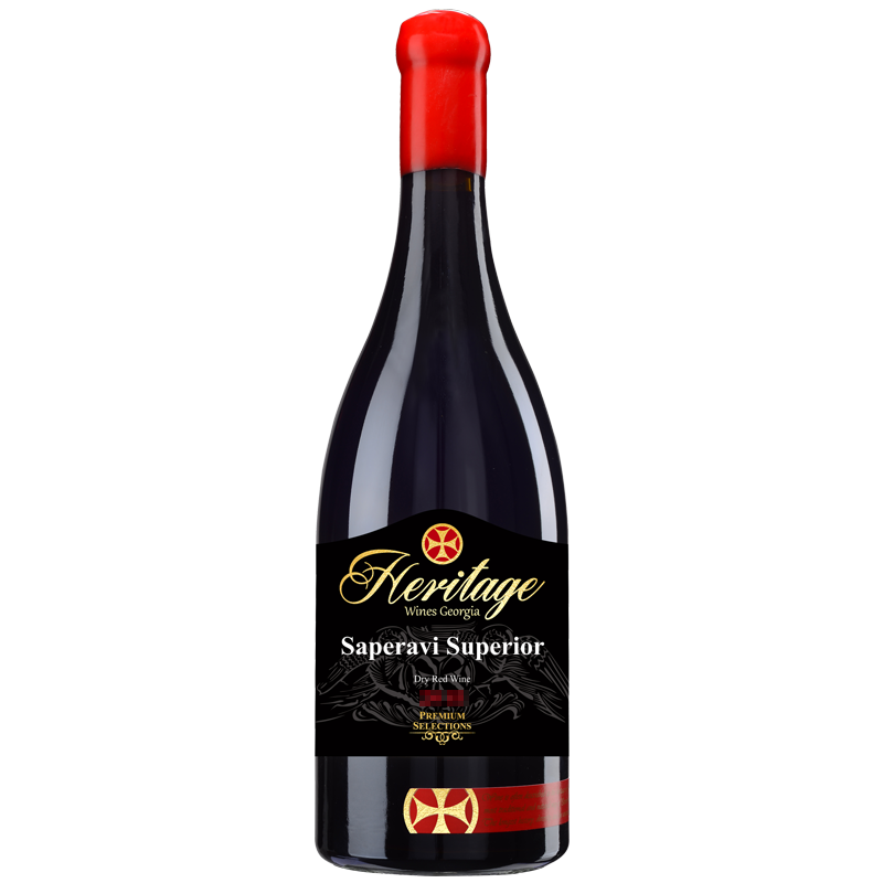 传承萨别拉维精选干红葡萄酒 原瓶进口红酒 6瓶木箱