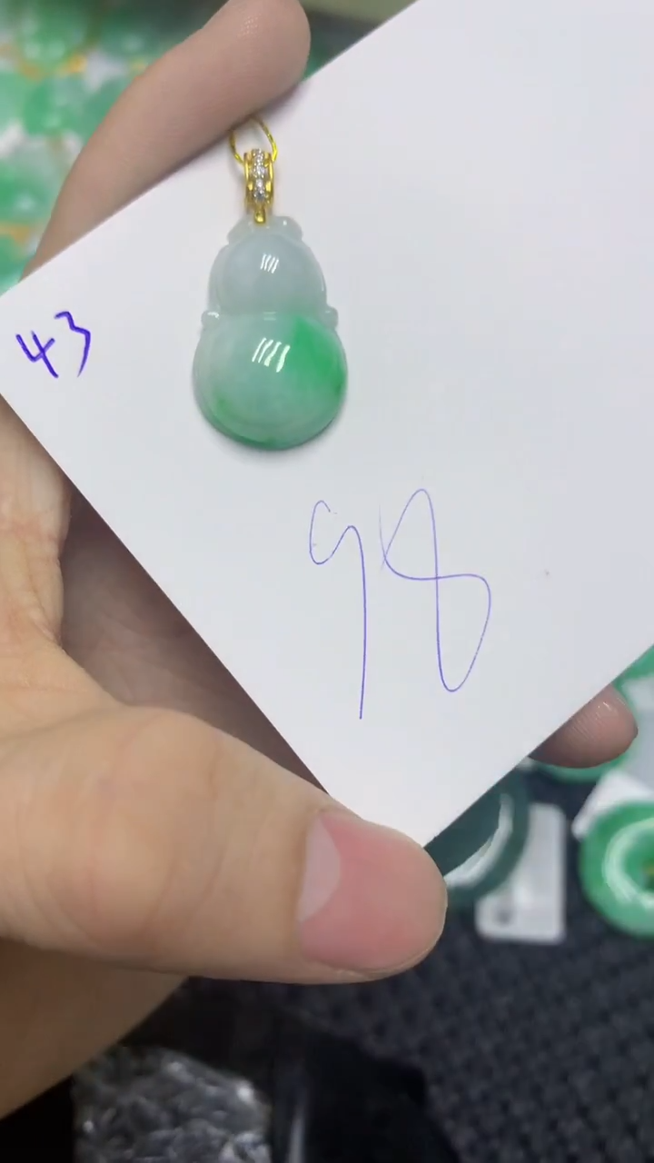 颈饰未镶嵌翡翠缅甸A货翡翠