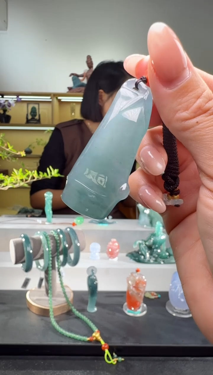 吊坠(不含链)未镶嵌翡翠竹节