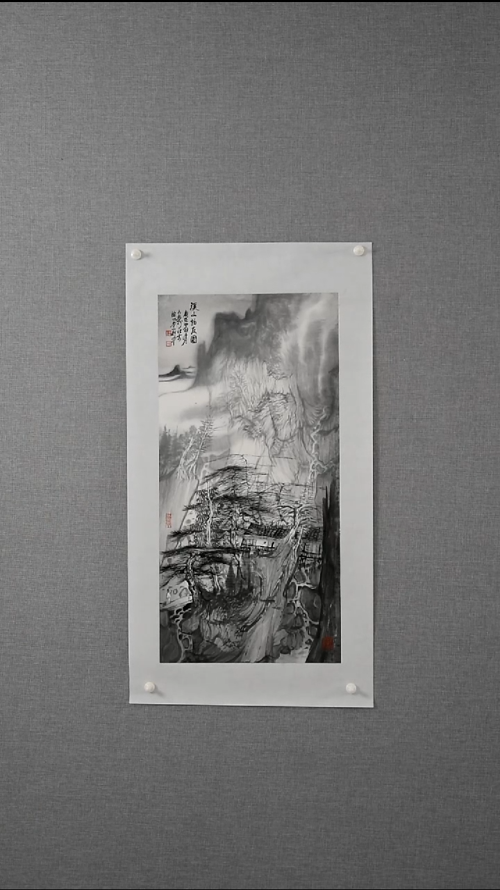 【闪购商品】绘画唐利中-山水-2.1平尺-02