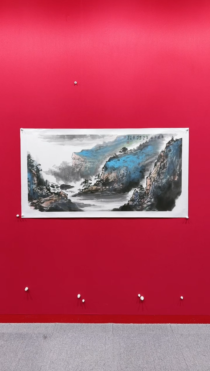 【闪购商品】国画张领军68*138........