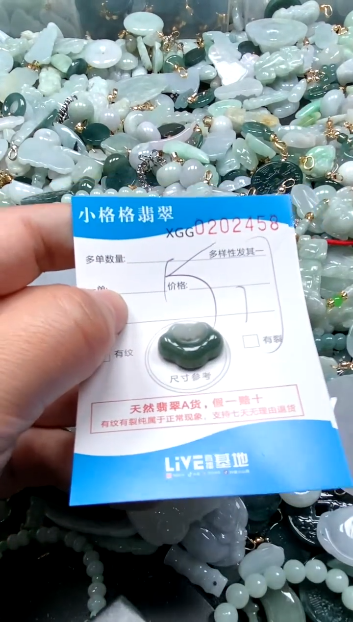 【闪购商品】翡翠颈饰未镶嵌闪购商品0203458