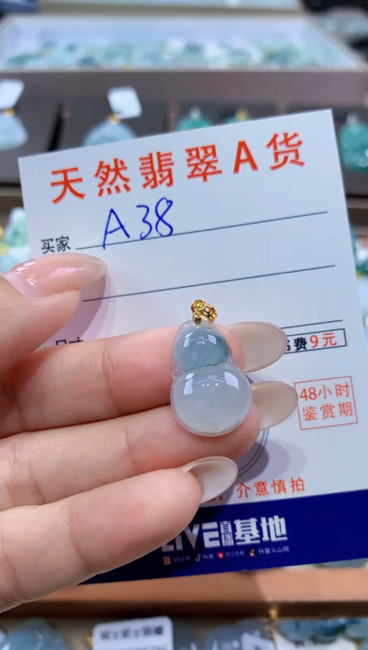 颈饰未镶嵌翡翠天然缅甸翡翠A货挂件 