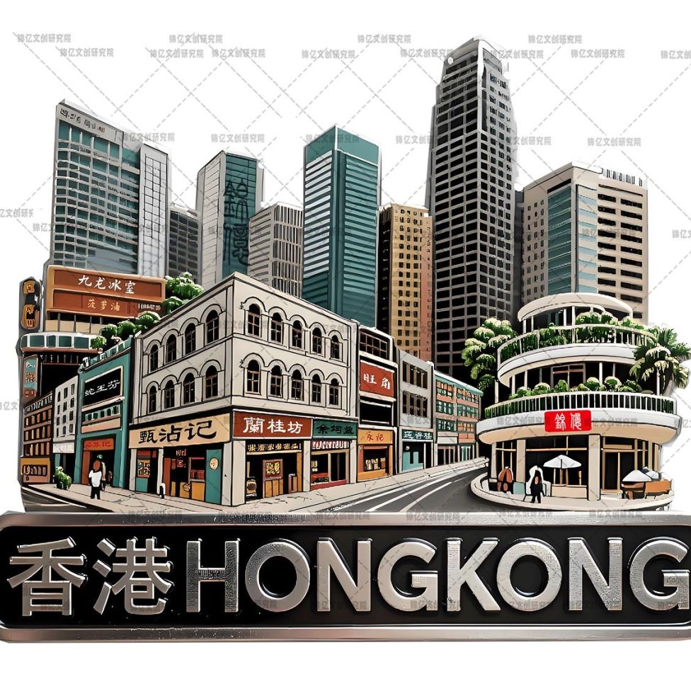 【香港】金属冰箱贴磁贴旅游景点纪念品伴手礼送朋友家居装饰收藏礼