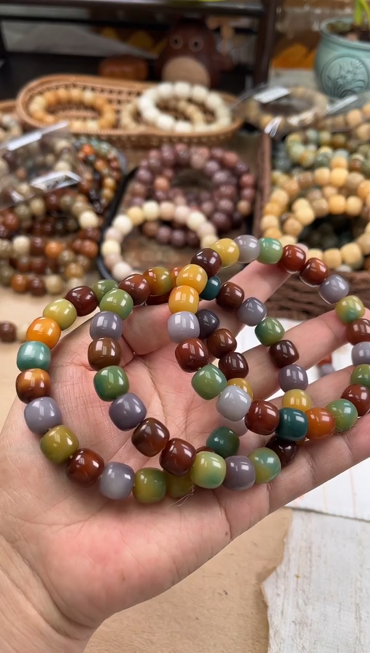 手串菩提根/象牙果A744卡12油膏瑕圣诞节