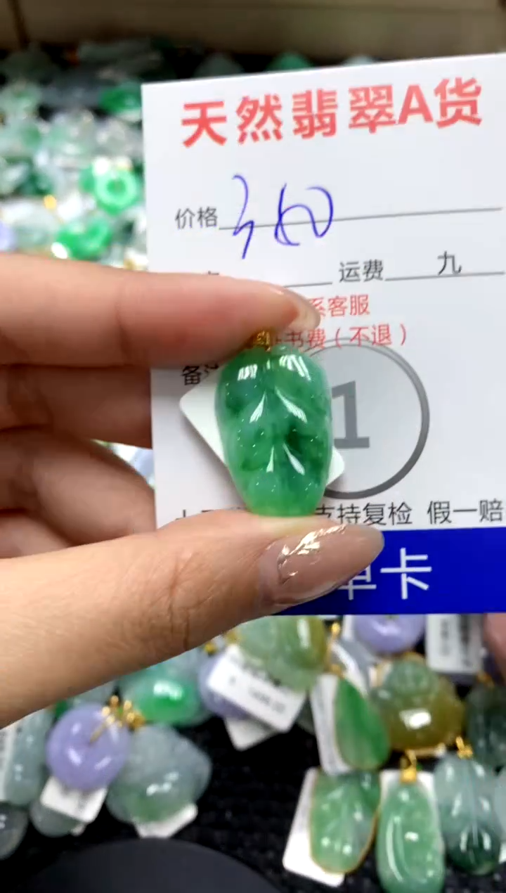 【闪购商品】翡翠颈饰18K金镶嵌111111111